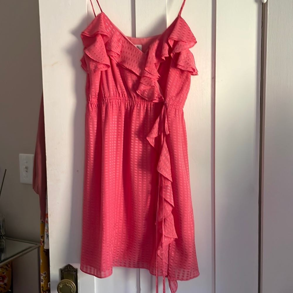 Coral milly single strap dress very flattering on worn twice